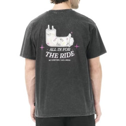 T-shirt PICTURE Allin Black Washed