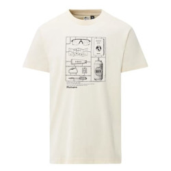 T-shirt PICTURE D&S Riding Kit Natural White