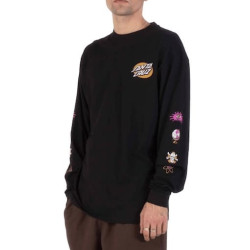 T-shirt SANTA CRUZ Knibbs Cryptic Black