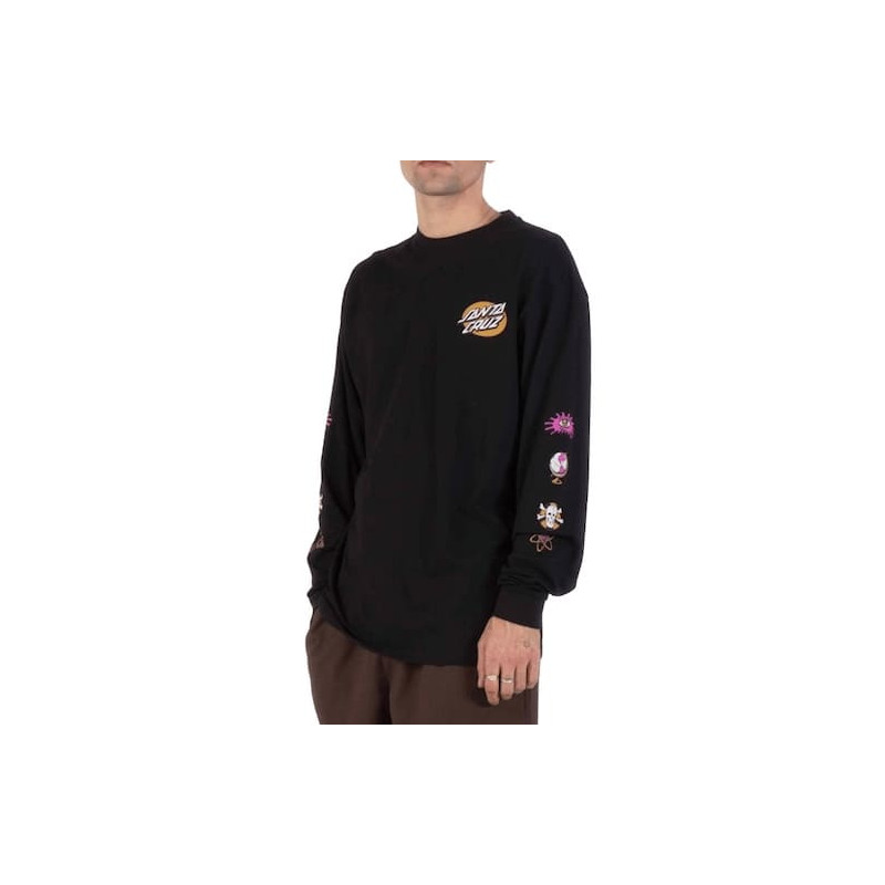T-shirt SANTA CRUZ Knibbs Cryptic Black