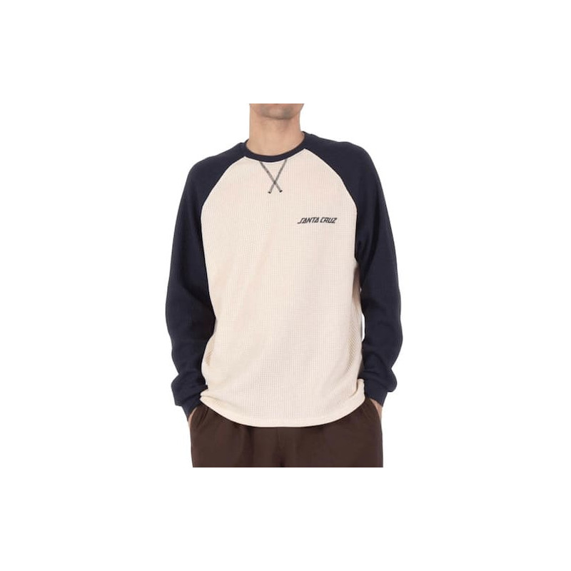 T-shirt SANTA CRUZ Strip Raglan Wax Paper