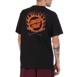 T-shirt SANTA CRUZ Forging Dot Black